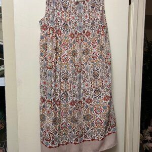 Max Studio Pattern Sleeveless Dress